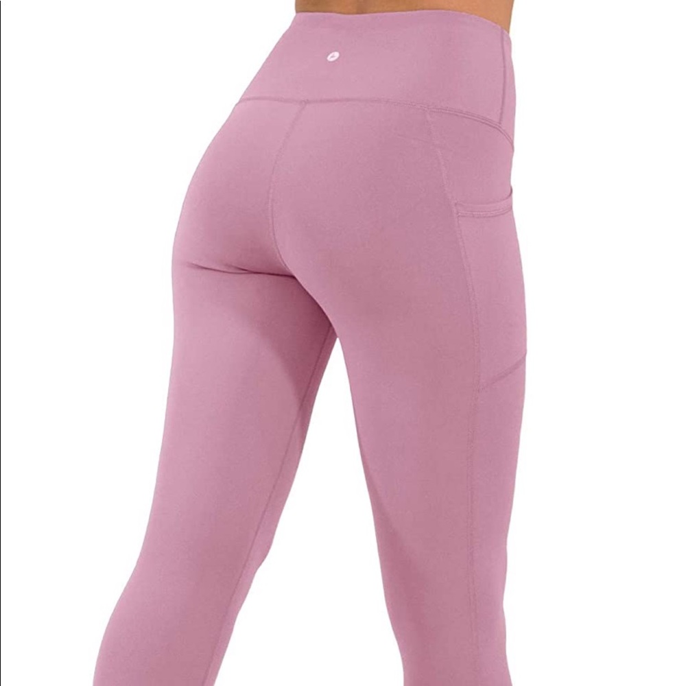 Pink 90 degree leggings